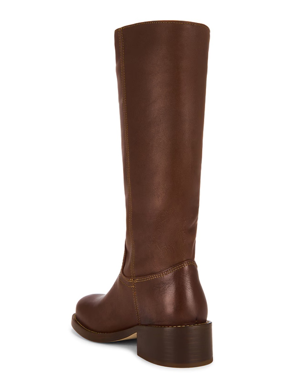Steve Madden Riggs Boots Rust Leather Tall Brown Leather campus Revolve 7 - Picture 5 of 11